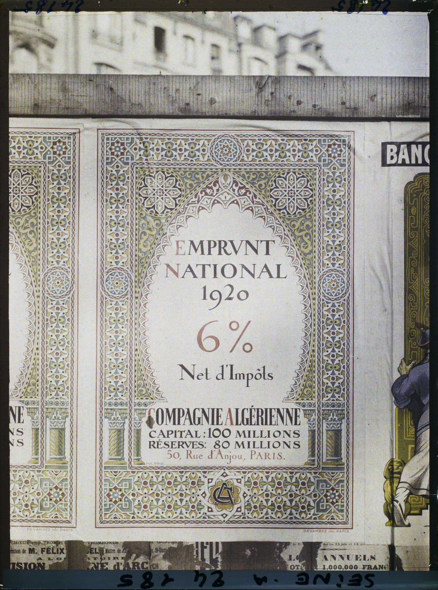 Image représentant Affiche de l'emprunt national de 1920, Compagnie algérienne