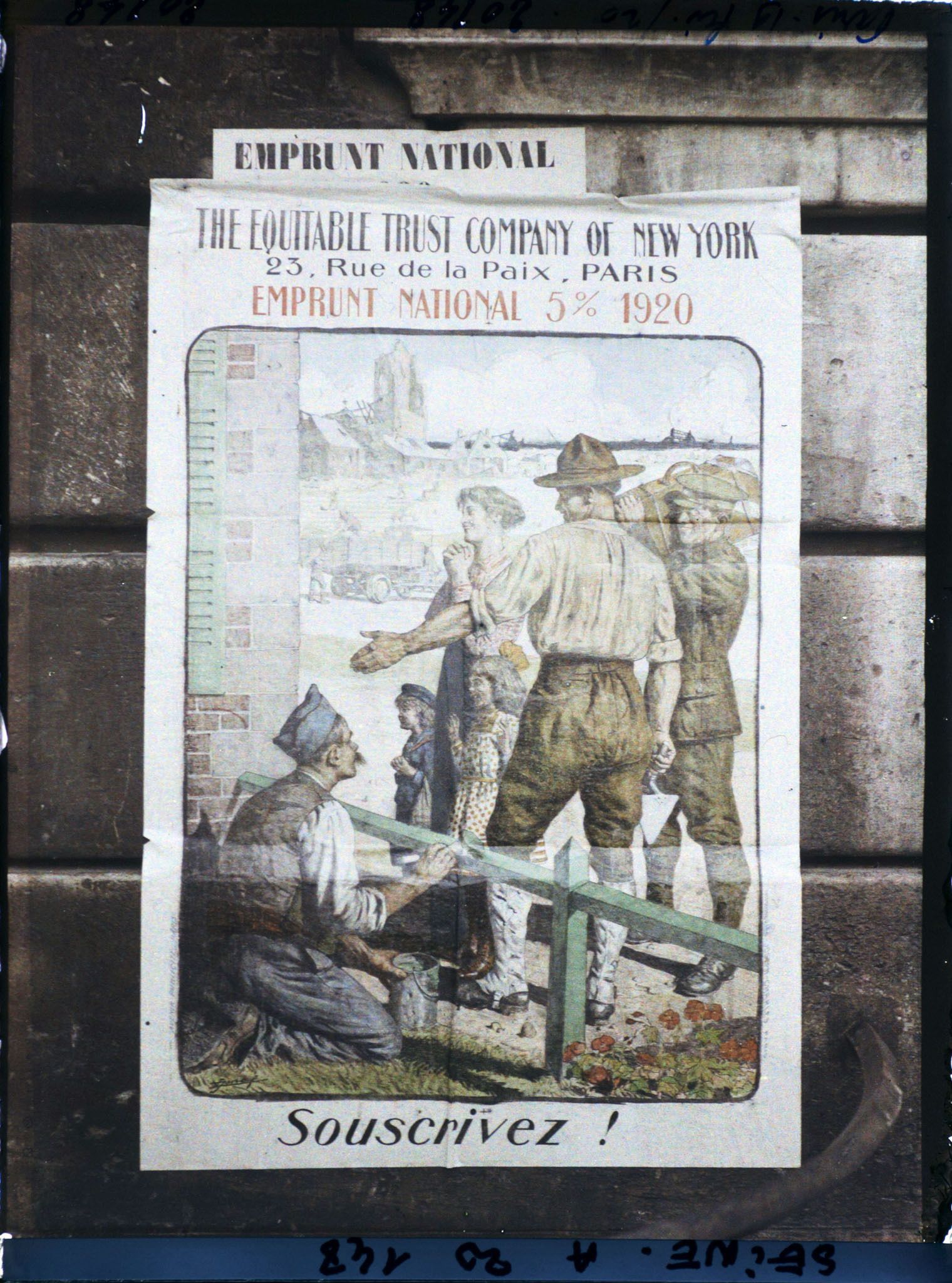 Image représentant Affiche de l'emprunt national de 1920, The Equitable Trust Company of New York