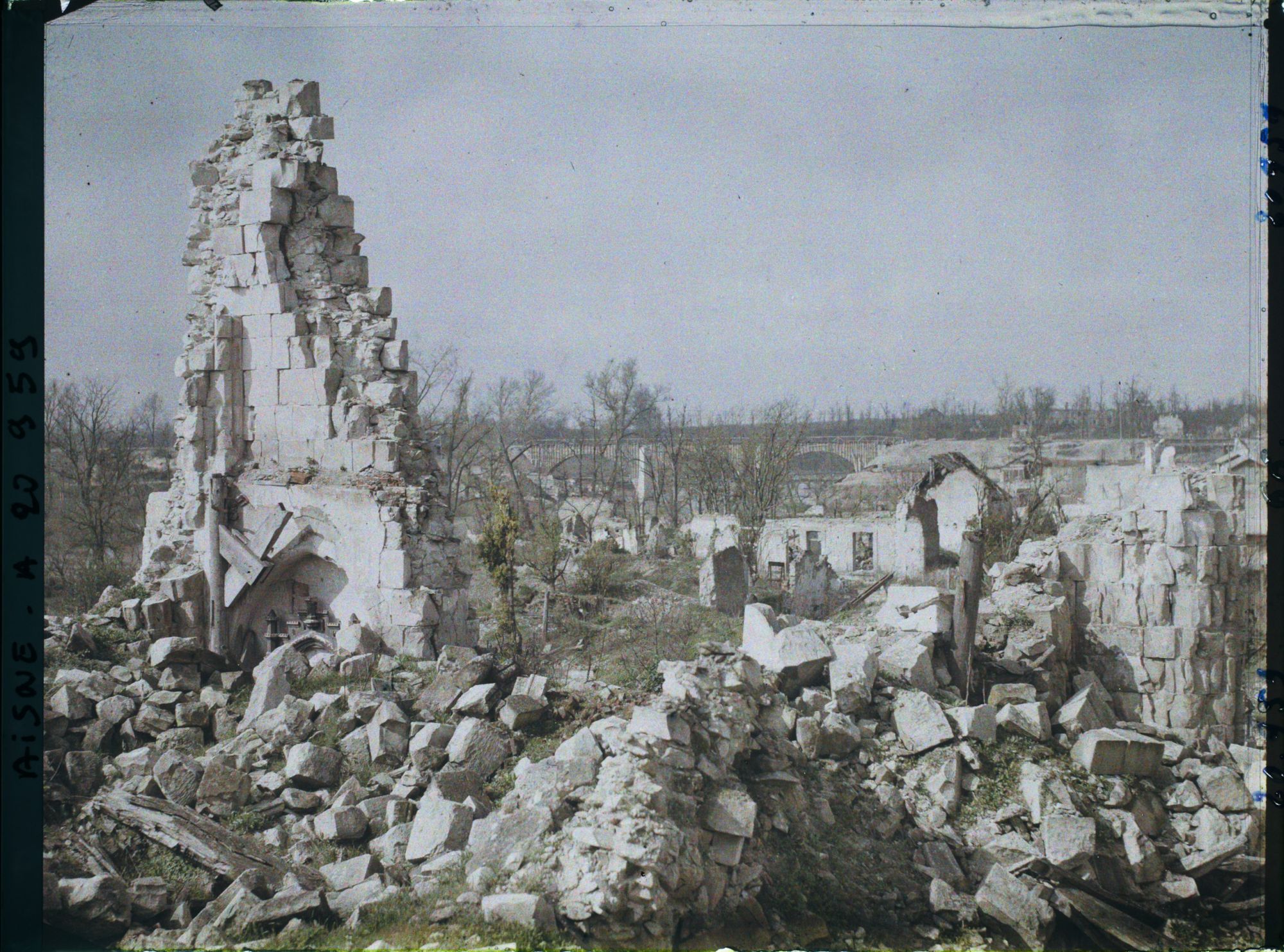 Image représentant France, Guignicourt, Vue Générale vers le Pont