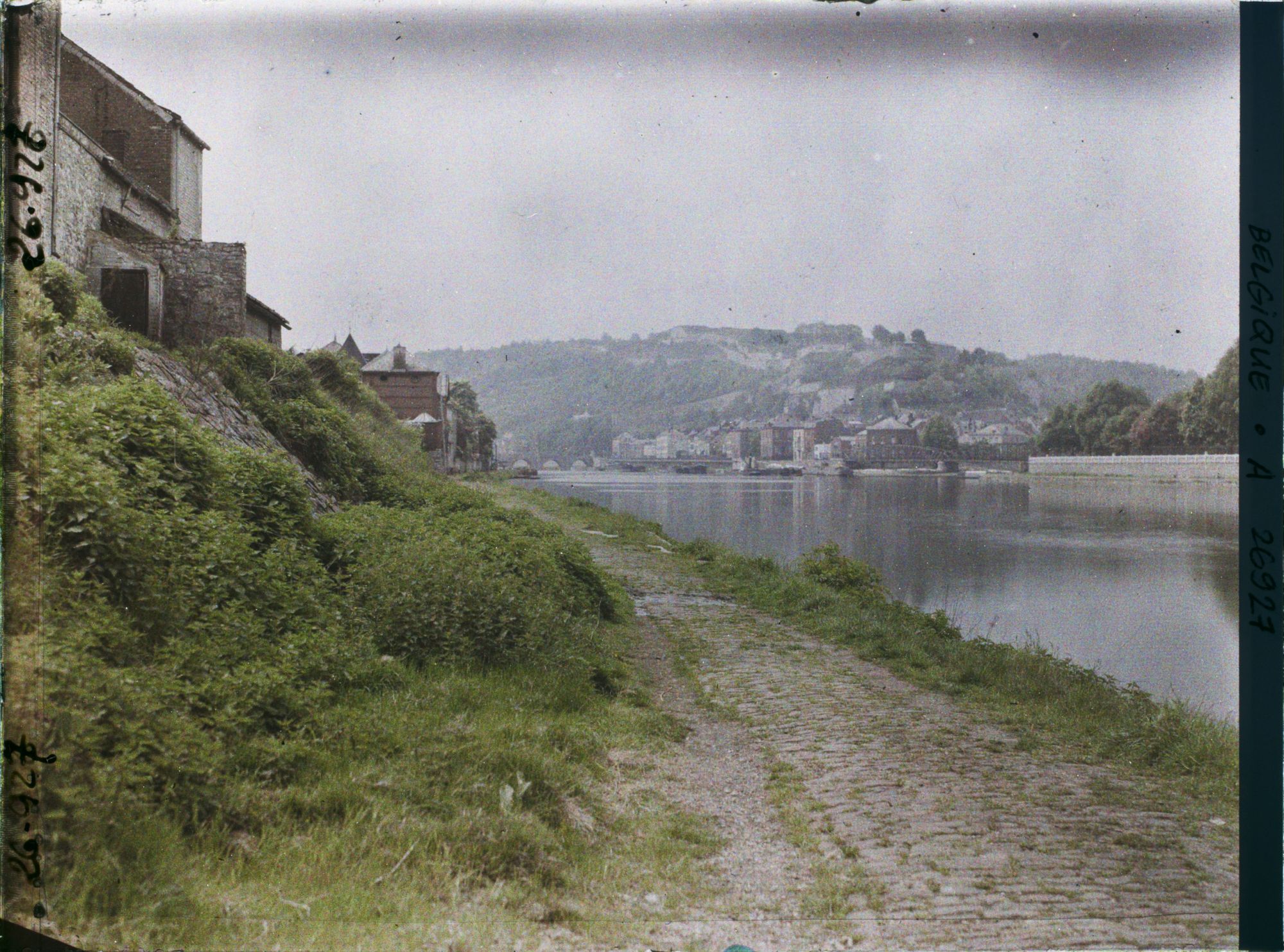 Image représentant Belgique, Namur, Occupation française, Paysage vers le Confluent de la Sambre et de la Meuse