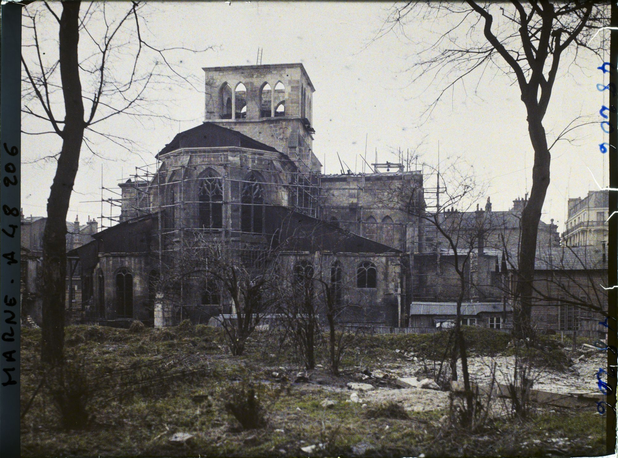 Image représentant France, Reims, Abside de St Maurice
