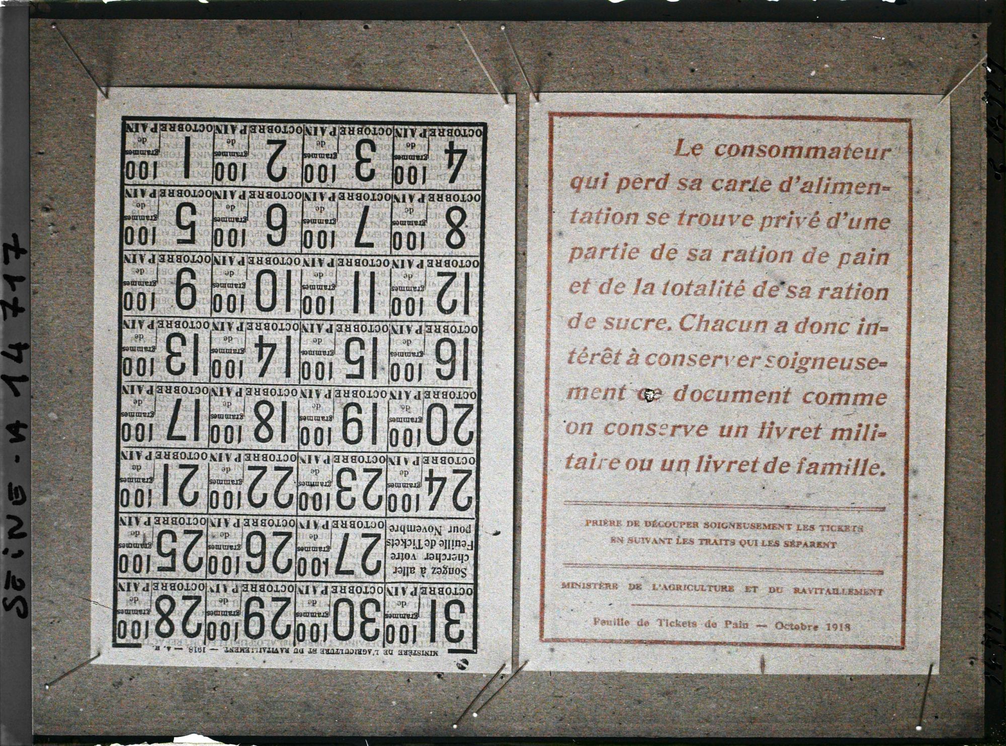 Image représentant Carte de pain mois d'Octobre