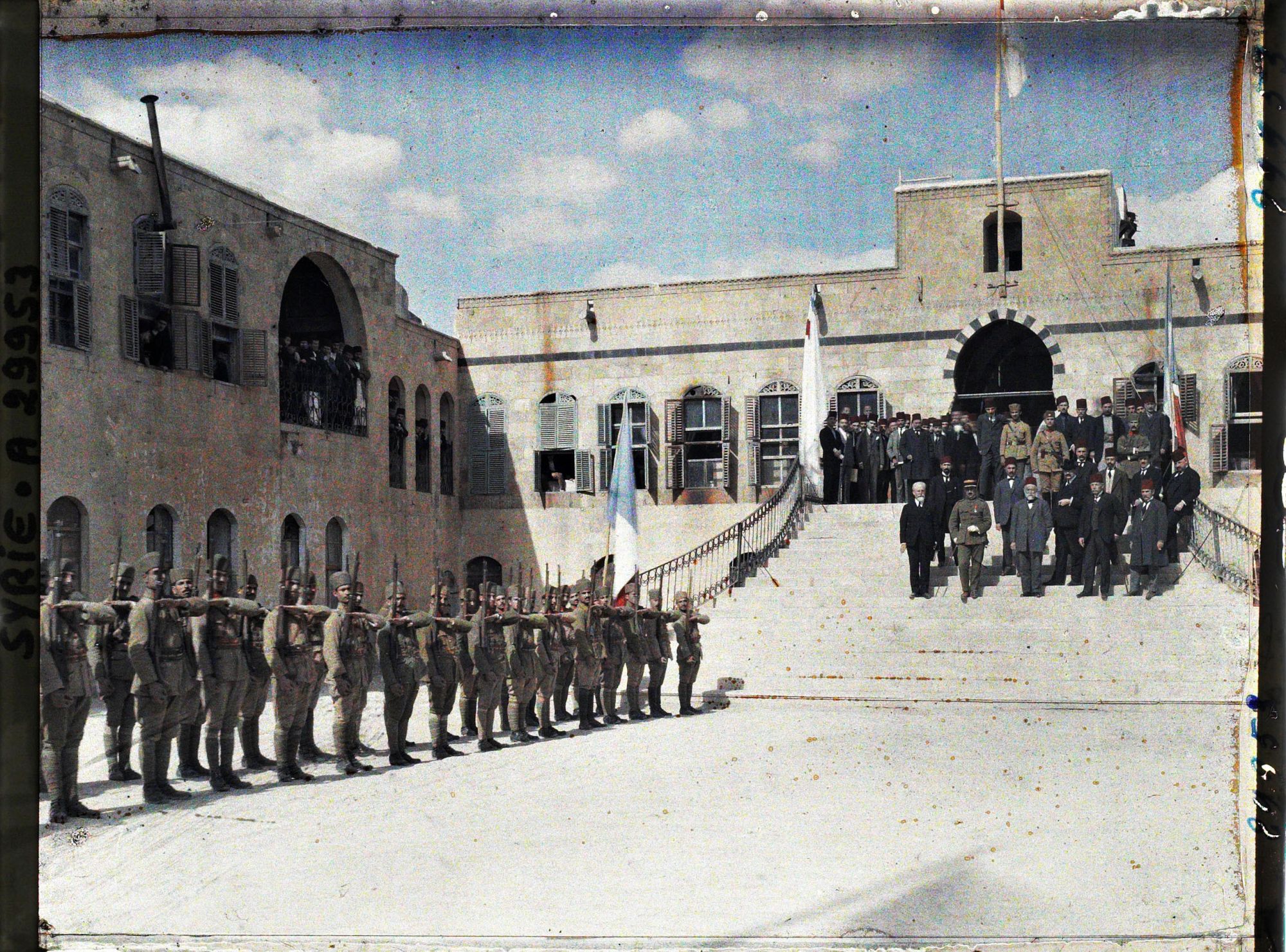Image représentant Réception du Professeur Brunhes par les autorités civiles et religieuses d'Alep