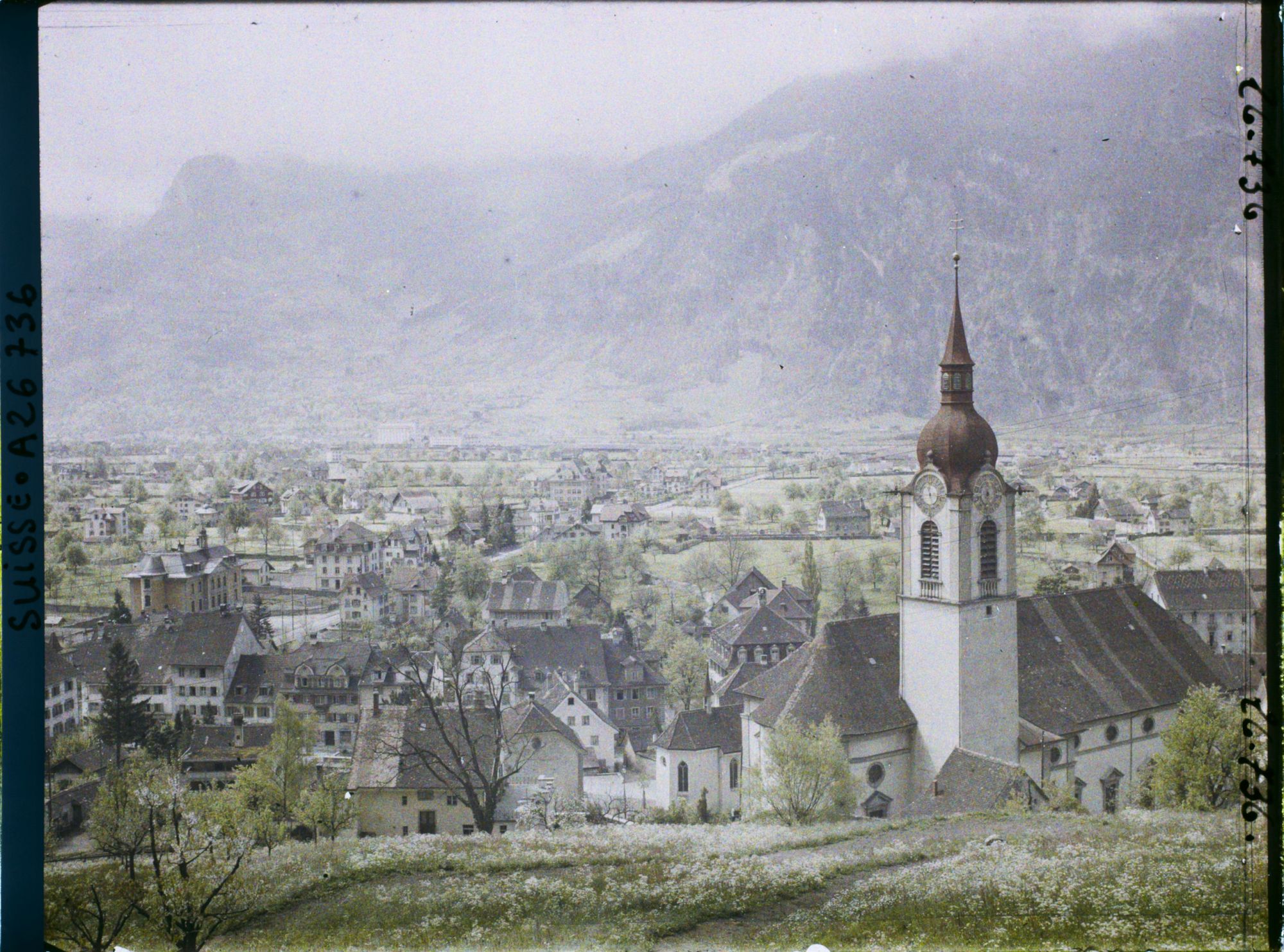 Image représentant Panorama sur le village d'Altdorf et son église Saint-Martin