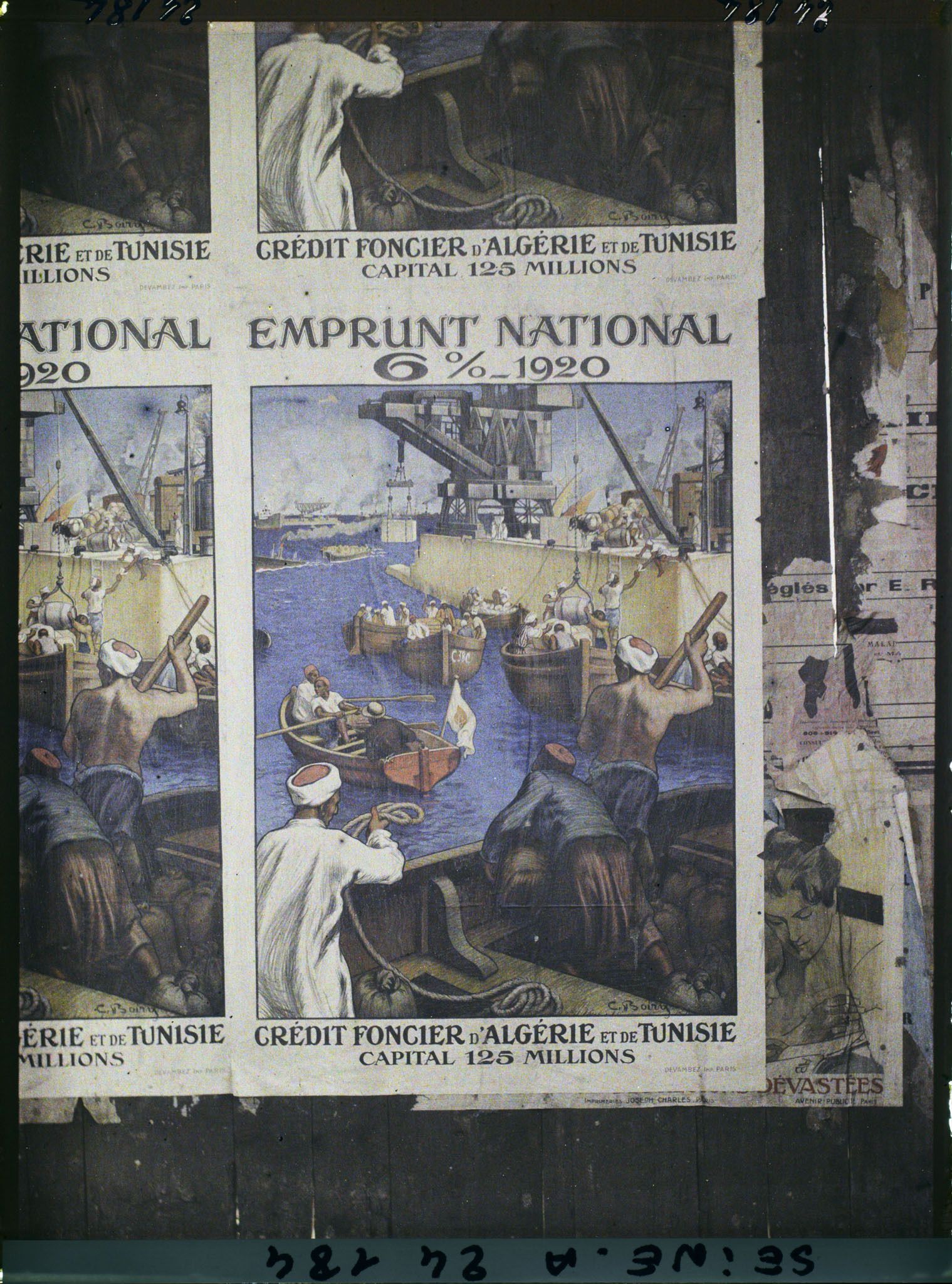 Image représentant Affiche de l'emprunt national de 1920, Crédit foncier d'Algérie et de Tunisie
