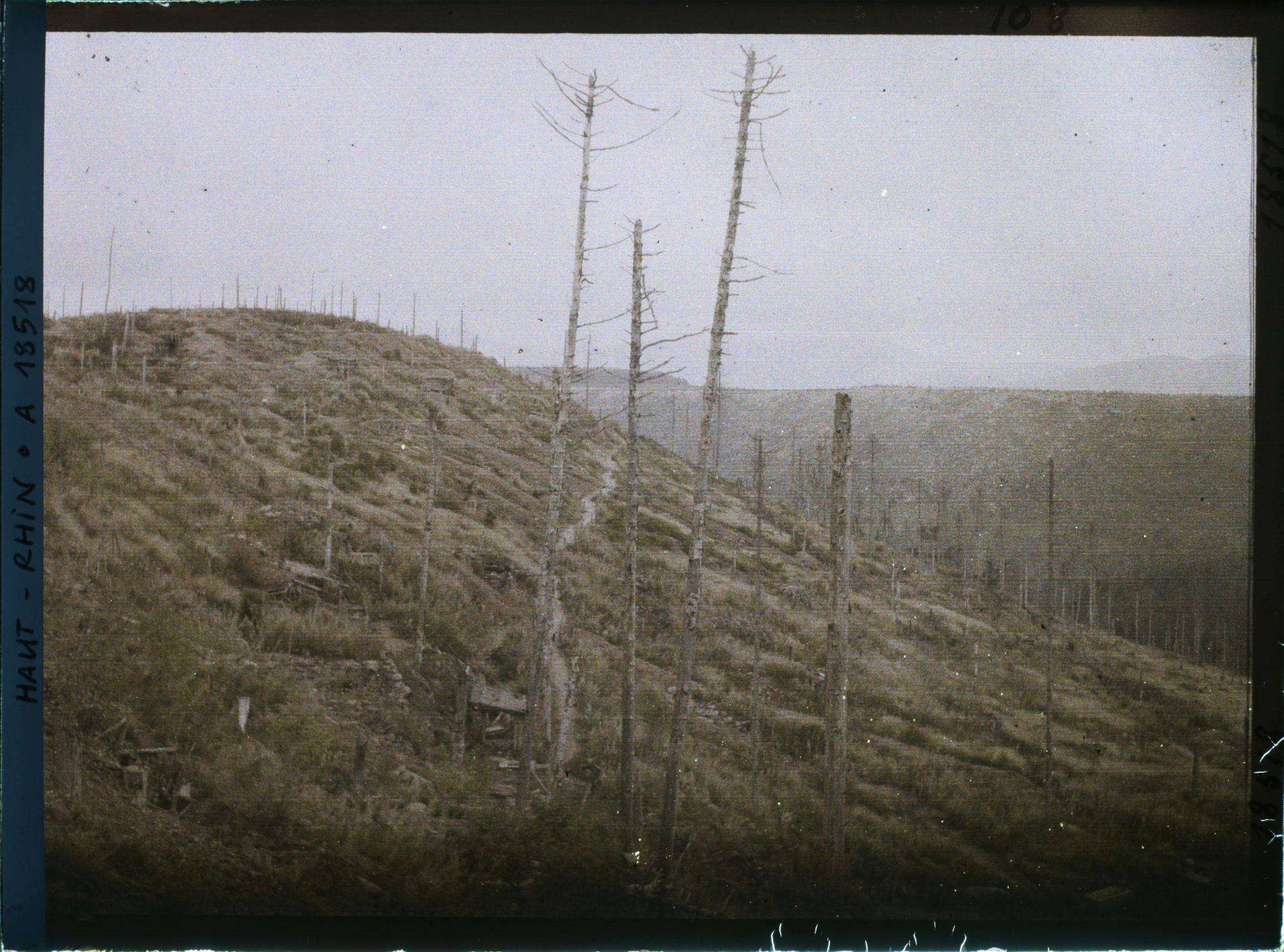 Image représentant France, Le Linge (Positions allemandes)