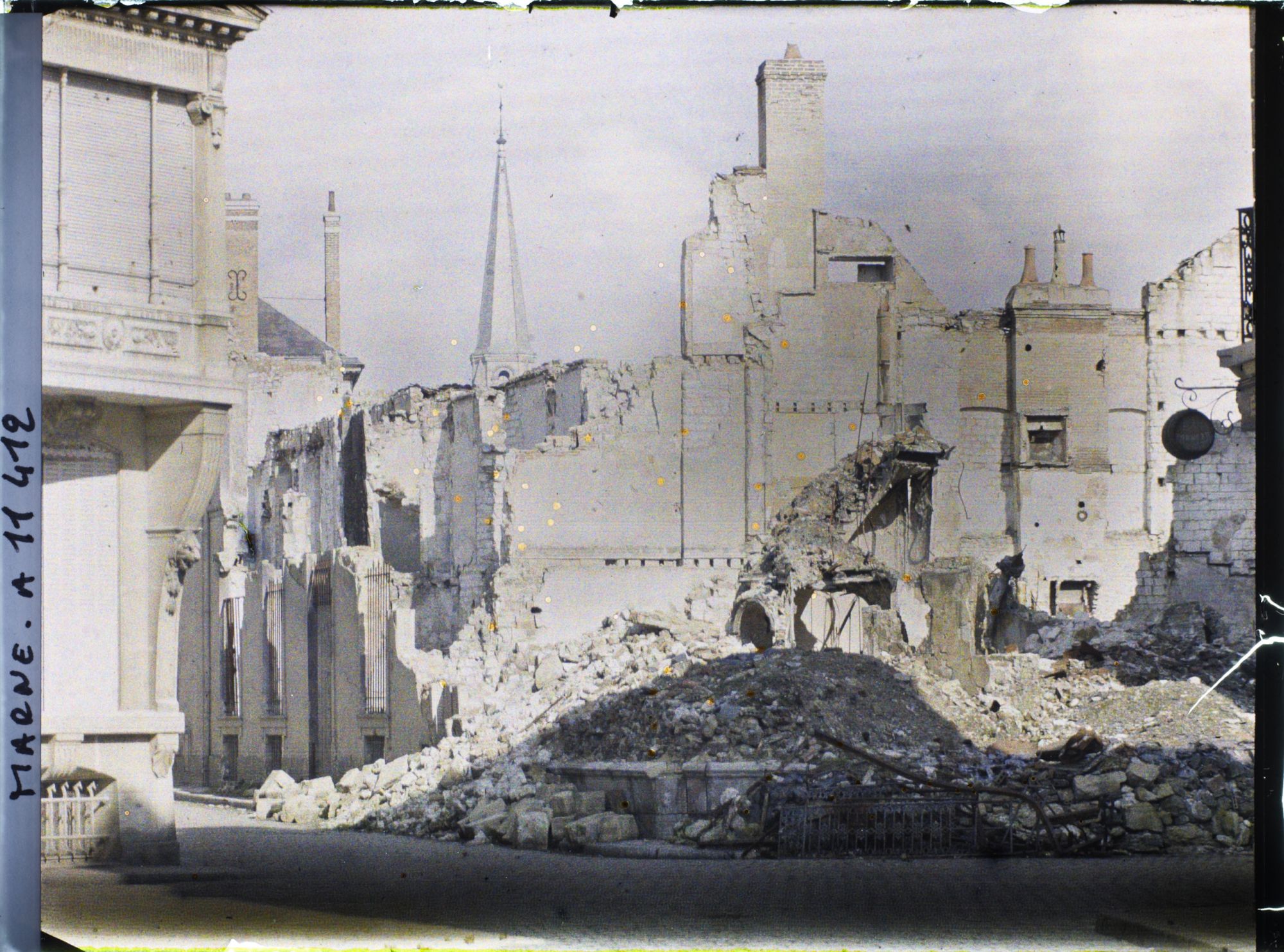 Image représentant Une maison en ruine rue Courmeaux