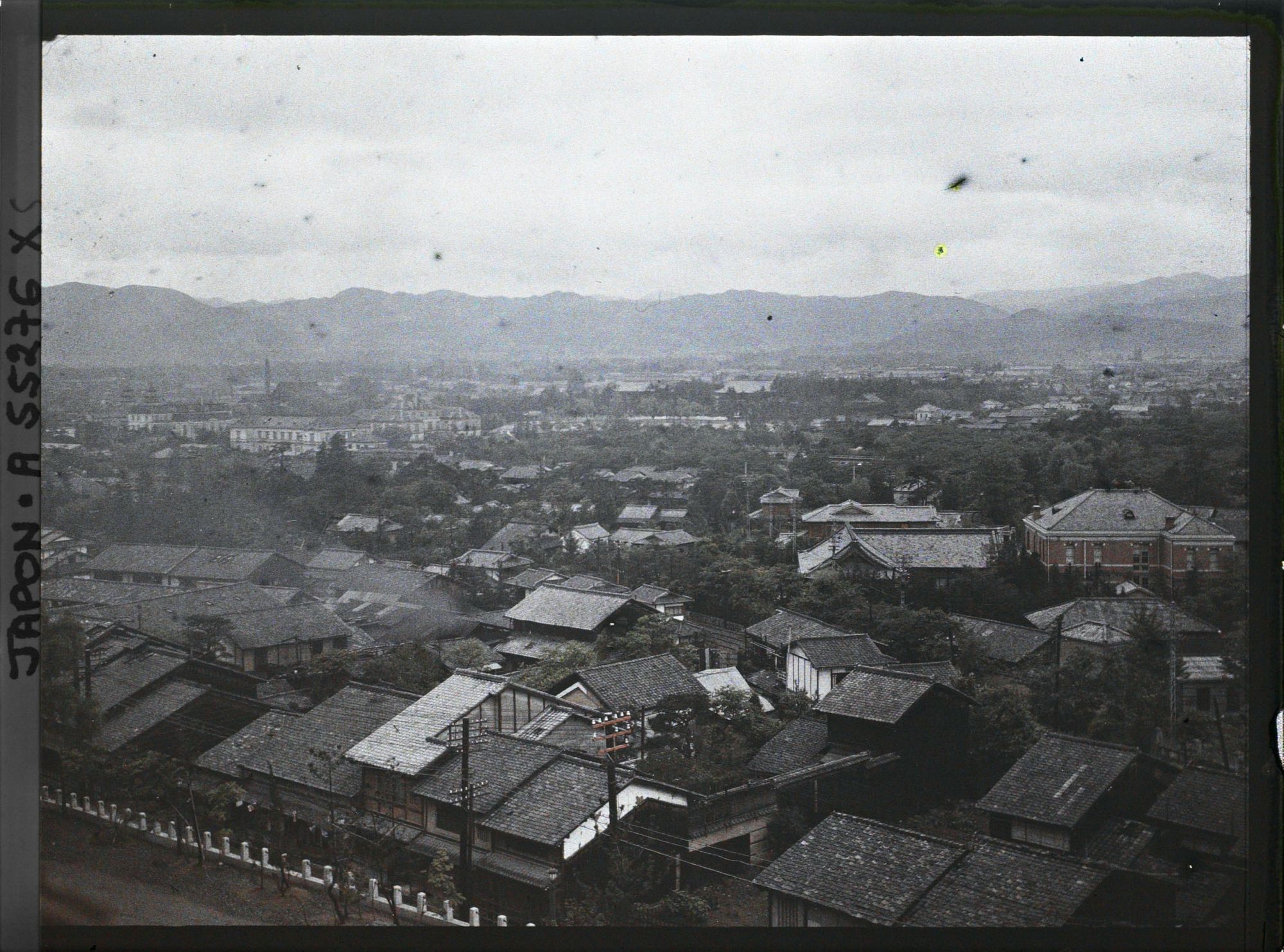 Image représentant panorama Kyôto depuis l'hôtel Miyako