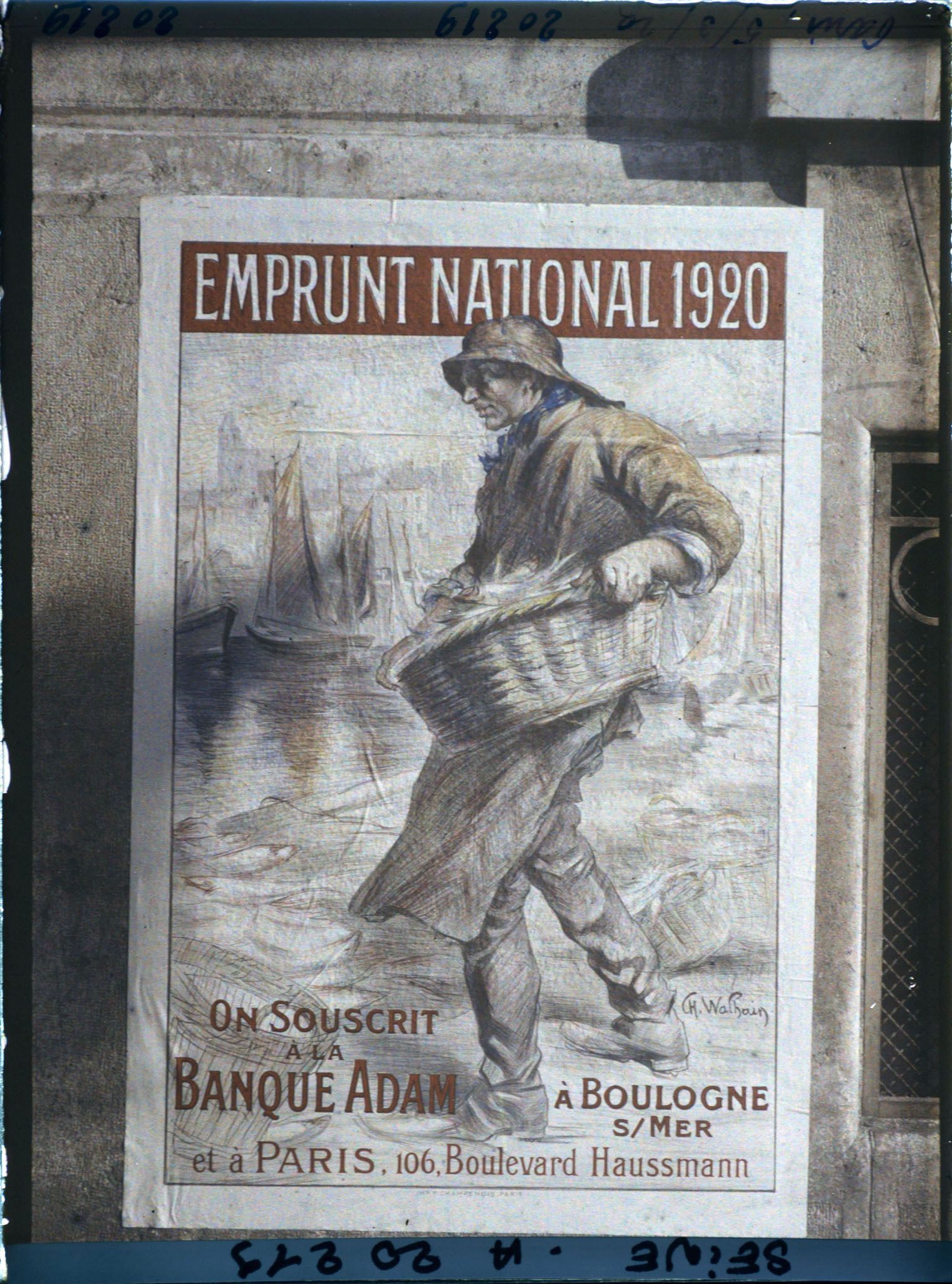 Image représentant Affiche de l'emprunt national de 1920, Banque Adam