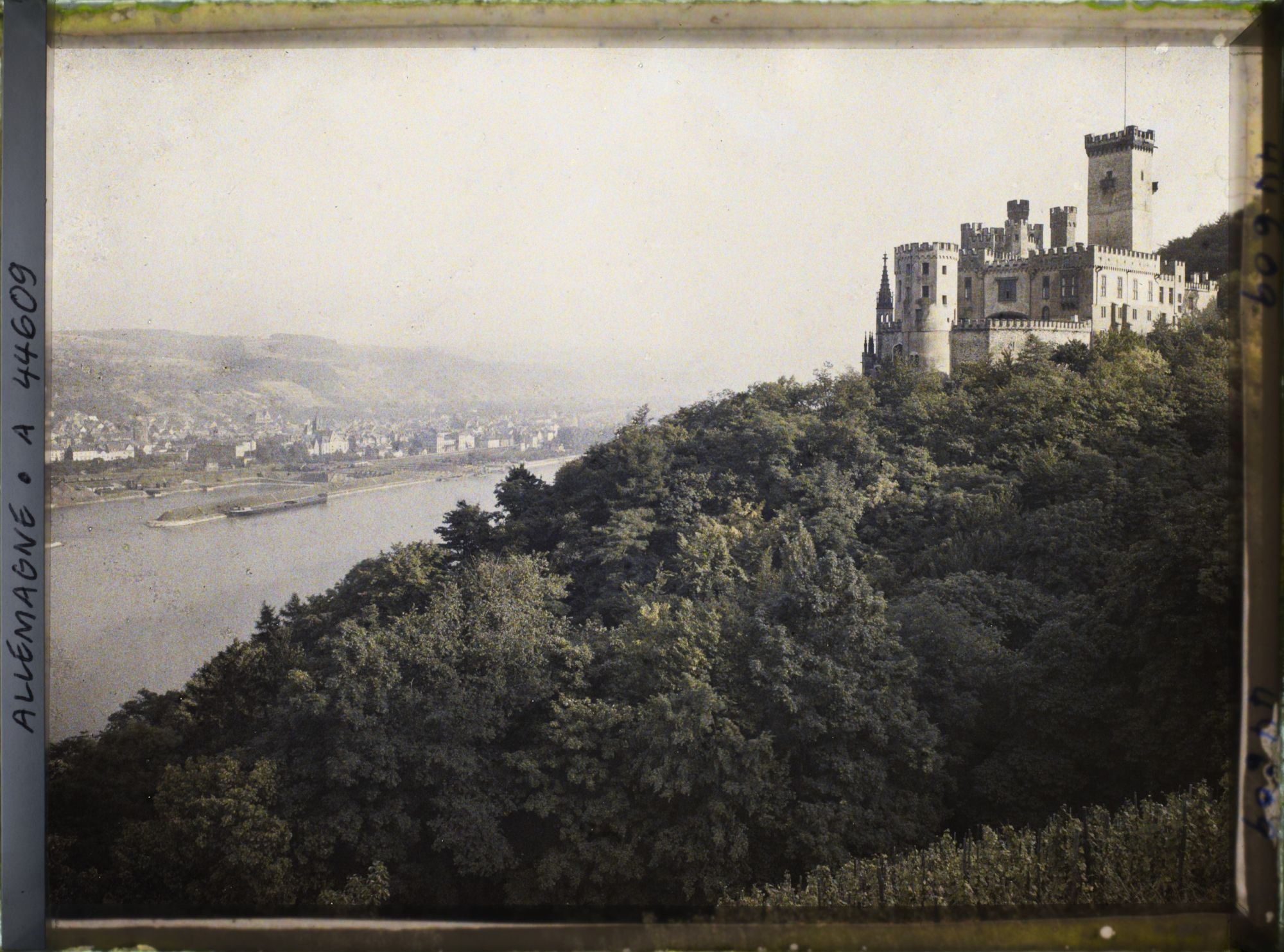 Image représentant Allemagne, Capellen, Le Stolzenfels, Le Rhin et Oberlahnstein