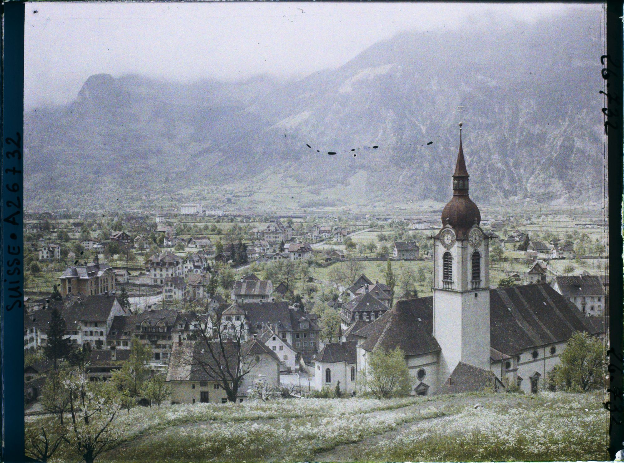 Image représentant Panorama sur le village d'Altdorf et l'église Saint-Martin