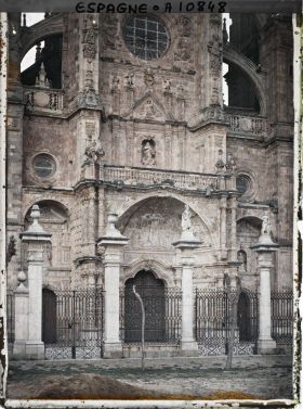Image représentant Espagne, Astorga, La partie inférieure de la façade de la Cathédrale
