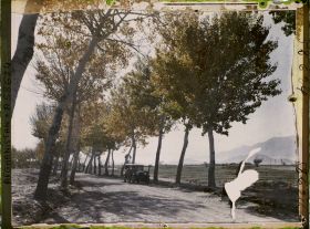 Image représentant Afghanistan, Kaboul, La route de Paghman Kaboul, Contre Jour