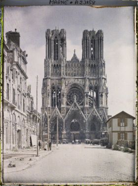 Image représentant France, Reims, La Cathédrale La Façade