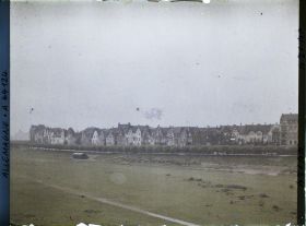 Image représentant Allemagne, Düsseldorf, Neuss vu du Gd Pont