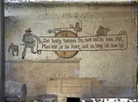 Image représentant Fresque sur un mur du cellier de l'Ecole de La Salle (ou Frères des Ecoles chrétiennes)