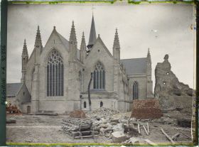 Image représentant Belgique, Nieuport, Abside de l'Eglise reconstruite
