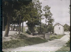 Image représentant France, Lunévile, Entrée du faubg d'Einville