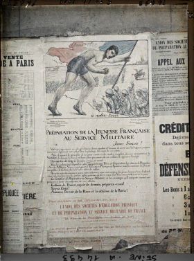 Image représentant Affiche de la préparation de la jeunesse Française au service militaire