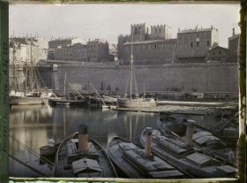 Image représentant L'abbaye Saint-Victor, vue du quai de la Rive Neuve