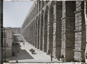 Image représentant Espagne, Ségovie, L'Aqueduc Romain (grand appareil : blocs taillés sans ciment)