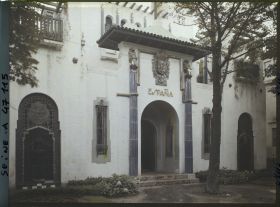 Image représentant L'Exposition des arts décoratifs, Pavillon de l'Espagne, architecte Pascolo Bravo