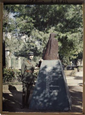 Image représentant Le capitaine Tomsonn attaché à l'Etat major du général Gouraud