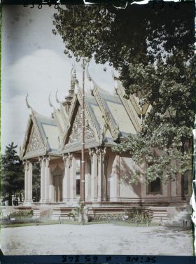 Image représentant L'Exposition Coloniale Internationale de 1931, le pavillon du Cambodge, section de l'Indochine