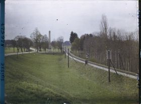 Image représentant L'obélisque de Meyrier commémorant la Bataille de Morat