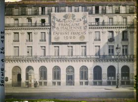 Image représentant Affiche pour l'emprunt national de 1920, Banque française et italienne, 12 rue Halévy