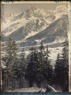 Image représentant France Les Alpes, Vallée de Chamonix, Paysage vers l' aiguille du Plan