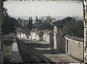 Image représentant Rue bordée de maisons