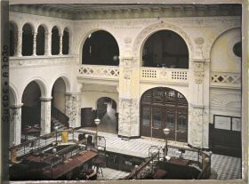 Image représentant Hall d'accueil et guichets de la Banque de Suède