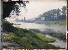 Image représentant France, Chalons s/Marne, La Marne vers le barrage