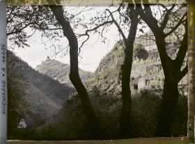 Image représentant Allemagne, Cochem (Moselle), Vallée de l'Eder le soir et Chau de Winnebourg, 1ère résidence des Metternich