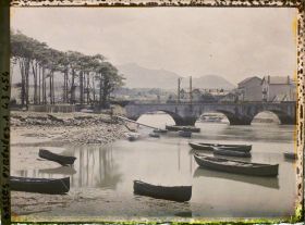Image représentant France, Ciboure, Le Port et le Pont du Chin de fer