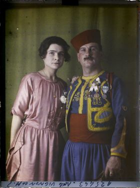 Image représentant Mademoiselle Eugénie Vignon et Louis Pataux