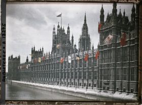 Image représentant Le parlement de Westminster au bord de la Tamise