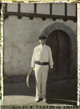 Image représentant Le joueur de pelote basque, Jean-Baptiste Duhalde dit Xilar (prononcer Chilar)