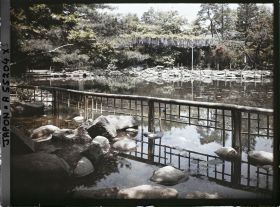 Image représentant Hibiya-koen (parc de Hibiya), un étang