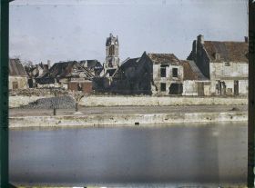 Image représentant France, Soissons, Vue s/ le faubourg St Vaast