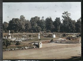 Image représentant Le jardin à la française du palais Jagatjit