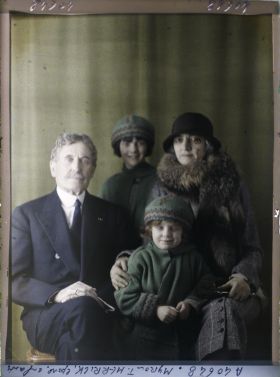Image représentant L'ambassadeur  Myron Timothy Herrick et sa famille