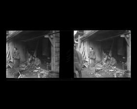 Image représentant Une échoppe de vendeurs d'huitres (?)