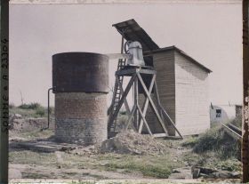 Image représentant France, Combles, Pompe à vapeur, réservoir d'eau potable
