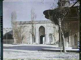 Image représentant Turquie, Constantinople, Orta Kapou et fontaine d'Ahmed