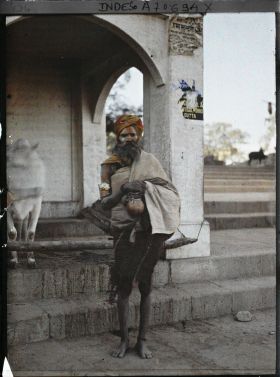 Image représentant Un sadhu voué à Vishnu