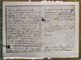 Image représentant Lettre autographe de Louis XIII à sa mère Marie de Médicis le 3 octobre 1628 - Musée d'Orbigny Bernon