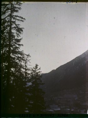 Image représentant France Les Alpes, Vallée de Chamonix - Soleil Couchant s/ la Chaîne du Brévent