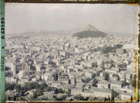 Image représentant Panorama vers le mont Lycabette depuis l'Acropole